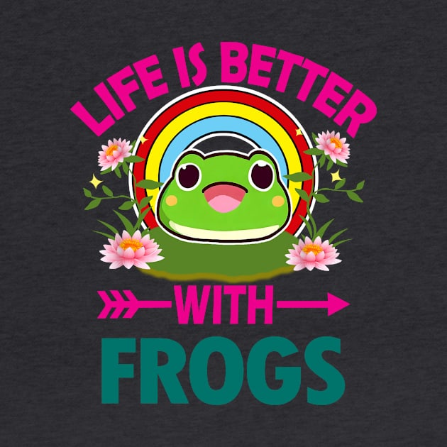 Life Is Better With Frogs by MugGiftManager